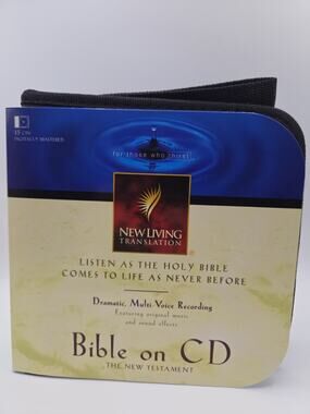 New Living Translation NLT Bible on CD New Testament 15 Disc Set Tyndale